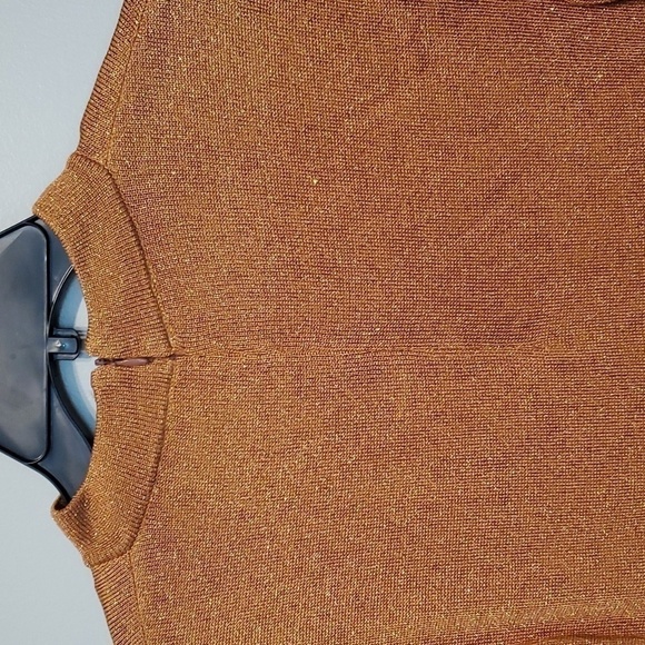 SoldT.JOHN Collection By Marie Gray Glitter Top Long Sleeve Sweater S - Picture 2 of 9